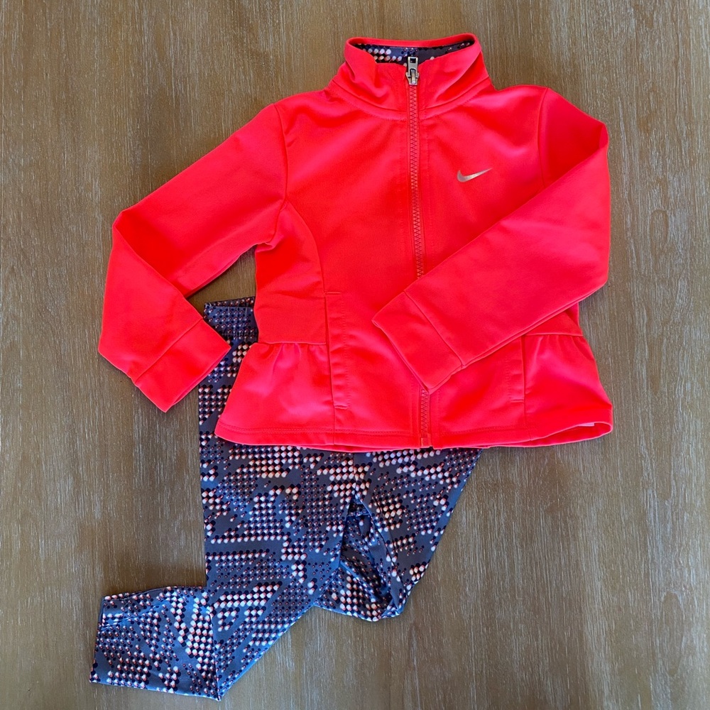 Nike Athleisure Zip up jacket and pants set 24 Mo